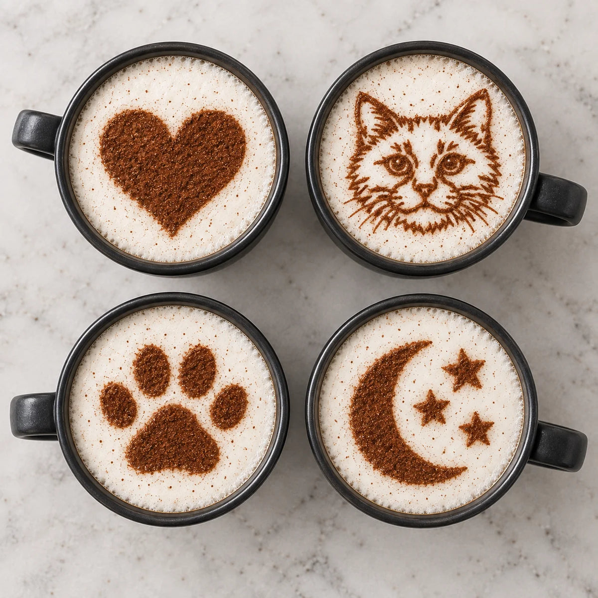 Brew Gram Printer + 12 Stencil Set